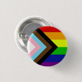Badge Rond 2,50 Cm LGBTQ drapeau arc-en-ciel (Devant & derrière)