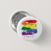 Badge Rond 2,50 Cm LGBTQ+ Fière mondiale AF (Devant & derrière)