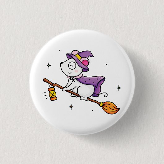 Badge Rond 2,50 Cm L'heure des sorciers  (Devant)