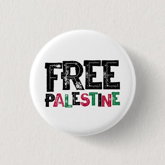 Badge Rond 2,50 Cm Libérer la Palestine (Devant)