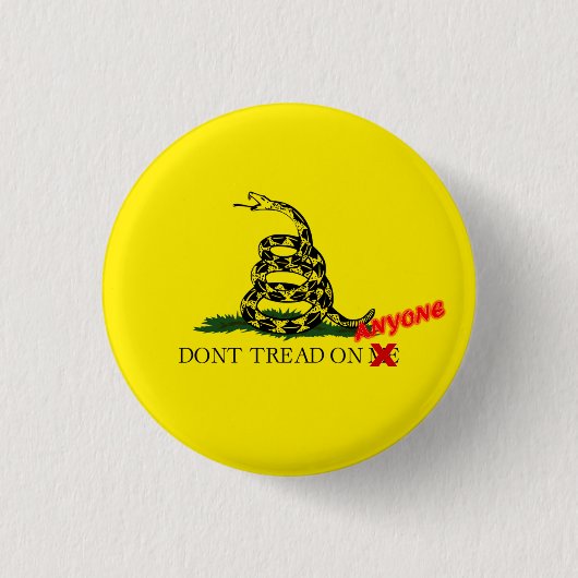 Badge Rond 2,50 Cm Libertarianisme chrétien (Devant)