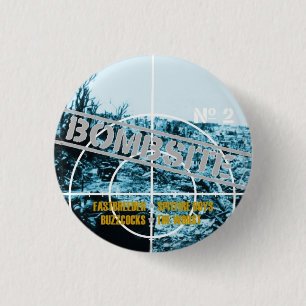 Badge Rond 2,50 Cm Lieu bombardé Fanzine aucune couverture 2