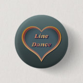 Badge Rond 2,50 Cm Ligne danse amour coeur (Devant)