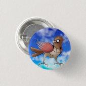 Badge Rond 2,50 Cm Ligne de fréquence (Devant & derrière)