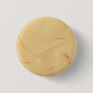 Badge Rond 2,50 Cm Lignes d'Or Fluide Art Abstrait de Fond Luxueux
