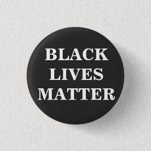 Badge Rond 2,50 Cm L'importance des vies noires