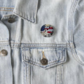 Badge Rond 2,50 Cm Lincoln et Fireworks (En situation)