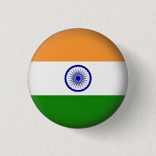 Badge Rond 2,50 Cm L'Inde ronde