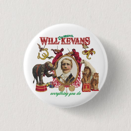 Badge Rond 2,50 Cm l'insigne 2 de kevans (Devant)