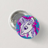 Badge Rond 2,50 Cm Liquide violet (Devant & derrière)