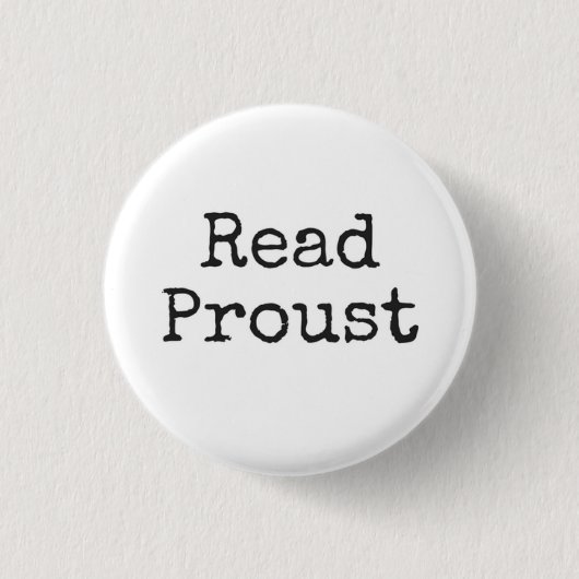 Badge Rond 2,50 Cm Lire Proust (Devant)