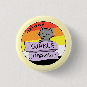 Badge Rond 2,50 Cm Lithromantic aimable