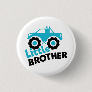Badge Rond 2,50 Cm Little Brother Monster Truck