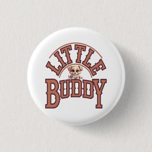 Badge Rond 2,50 Cm Little Buddy (Devant)