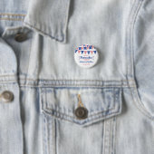 Badge Rond 2,50 Cm Little Firecracker 4 juillet 1ère fête d'anniversa (En situation)