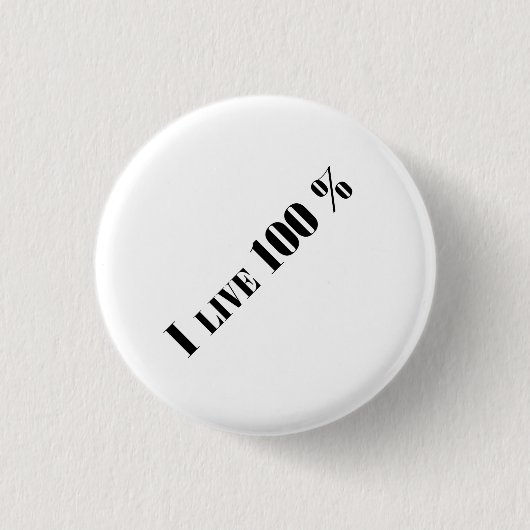 Badge Rond 2,50 Cm Live (Devant)