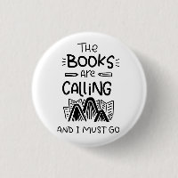 Livre Lover, Bookworm, Bouton Librarian
