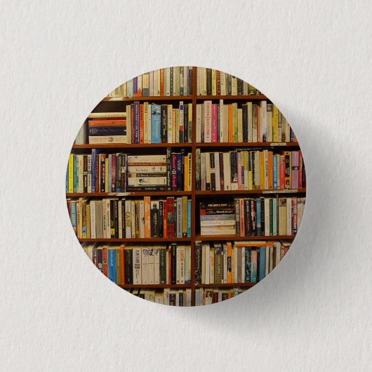 Badge Rond 2,50 Cm Livres dans la bibliothèque (Devant)