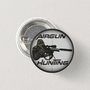 Badge Rond 2,50 Cm Logo de chasse aux fusils porte - clé casquette