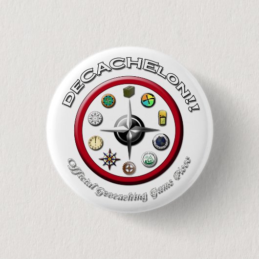 Badge Rond 2,50 Cm Logo de Decachelon - petit bouton (Devant)