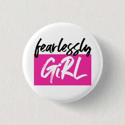 Badge Rond 2,50 Cm Logo de FearlesslyGiRL (Devant)