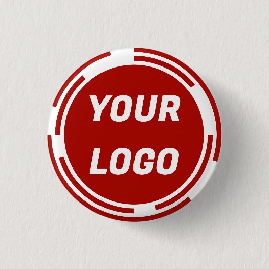 Badge Rond 2,50 Cm Logo de l'entreprise Pins personnalisables (Devant)