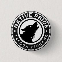 Logo de loup amérindien nom personnalisé