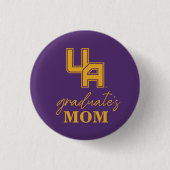 Badge Rond 2,50 Cm Logo de l'Université d'Albany Initials (Devant)