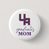 Badge Rond 2,50 Cm Logo de l'Université d'Albany Initials (Devant)