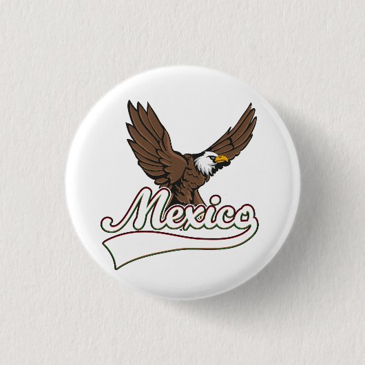 Badge Rond 2,50 Cm logo de Mexico Travel (Devant)