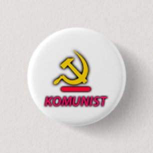 Badge Rond 2,50 Cm Logo de partie de Komunist
