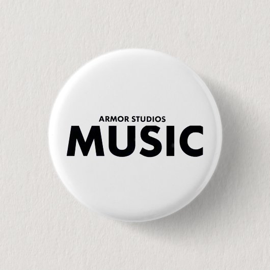 Badge Rond 2,50 Cm Logo de texte ArmorStudios (Devant)