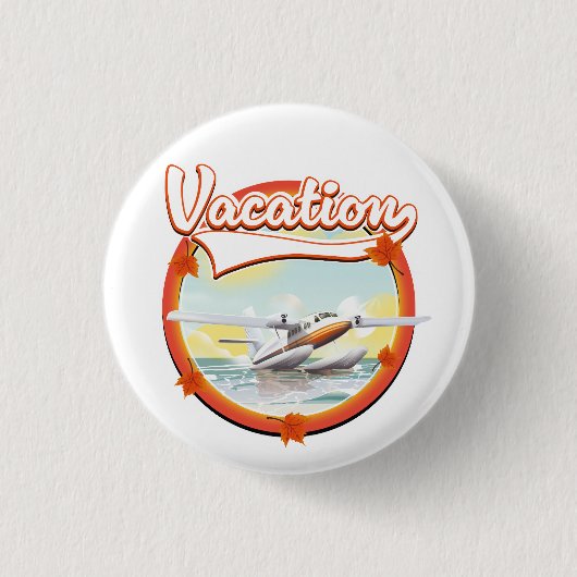 Badge Rond 2,50 Cm Logo de vacances (Devant)
