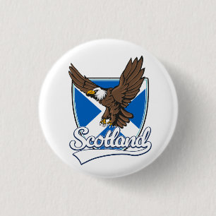 Badge Rond 2,50 Cm logo de voyage en Écosse