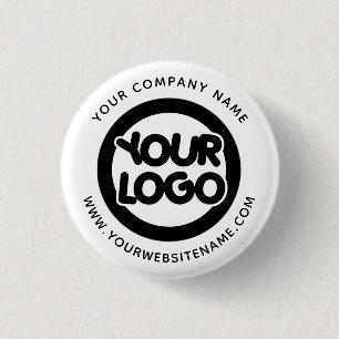 Badge Rond 2,50 Cm Logo d'entreprise personnalisé