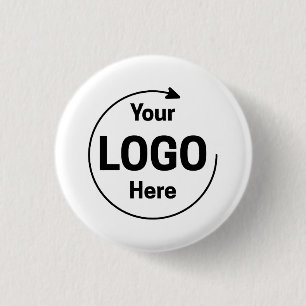 Badge Rond 2,50 Cm Logo d'entreprise personnalisé