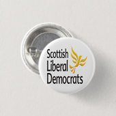 Badge Rond 2,50 Cm Logo des libéraux-démocrates écossais (Devant & derrière)