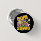 Badge Rond 2,50 Cm Logo Dino Squad (Devant & derrière)