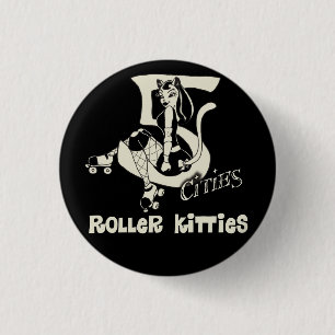 Badge Rond 2,50 Cm logo du bouton 5CRK