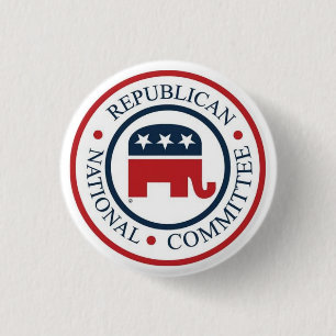 Badge Rond 2,50 Cm Logo du Comité national républicain