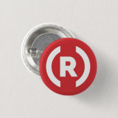 Badge Rond 2,50 Cm Logo du parti républicain (Devant & derrière)