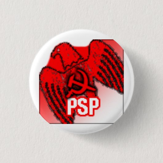 Badge Rond 2,50 Cm Logo du PSP Party (Devant)