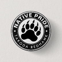 Logo Empreinte de Patte d'Ours Amérindien Nom Pers