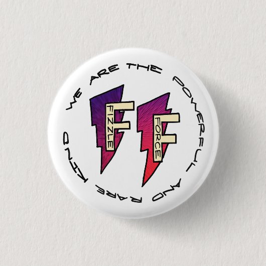 Badge Rond 2,50 Cm Logo Fizzle Force (Devant)