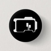 Badge Rond 2,50 Cm Logo (noir) (Devant)