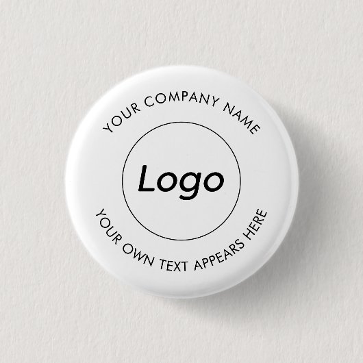 Badge Rond 2,50 Cm Logo Professionnel Professionnel (Devant)