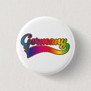 Badge Rond 2,50 Cm logo Rainbow Allemagne