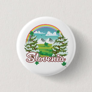 Badge Rond 2,50 Cm logo Slovénie Travel
