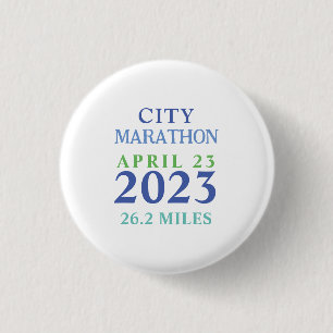 Badge Rond 2,50 Cm Londres 23 avril Marathon Sac fourre-tout texte pe