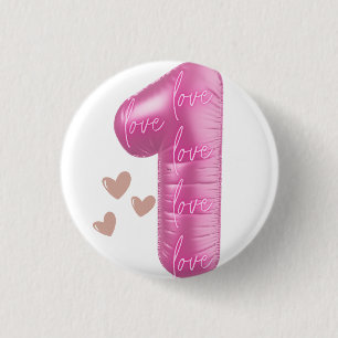 Badge Rond 2,50 Cm LONE LOVE – Unité, Paix & Vibes Positives